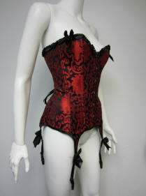 トップス THEREDTHREAD S burlesque corset gray Amazon.com: Kranchungel Corsets for Women Punk Rock Faux